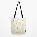 Mid Century Modern Stars 1950s Colors Tote Bag Gallery Image 2