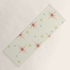 Mid Century Modern Stars 1950s Colors Yoga Mat Gallery Image 1