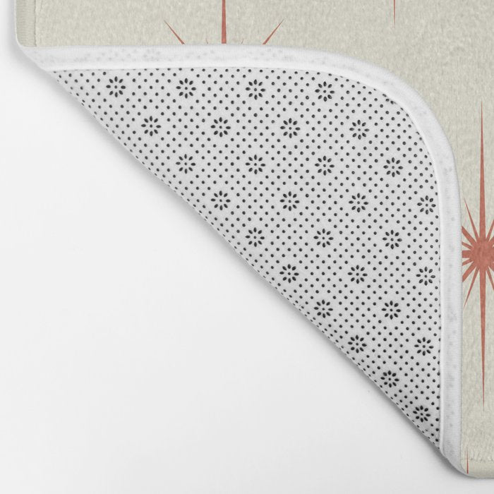 Mid Century Modern Stars 1950s Colors Bath Mat Gallery Image 2