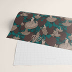 Moody Mushrooms and Pinecones Wrapping Paper Gallery Image 2
