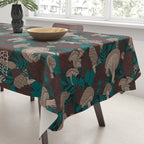 Moody Mushrooms and Pinecones Tablecloth Gallery Image 3
