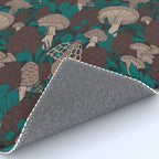 Moody Mushrooms and Pinecones Rug Gallery Image 4