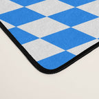 Bavarian Blue and White Diamond Flag Pattern Desk Mat Gallery Image 4