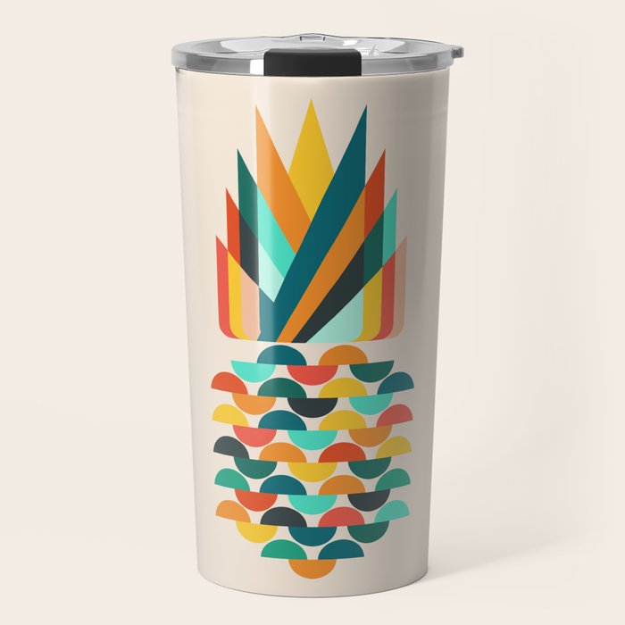 Groovy Pineapple Travel Mug Gallery Image 1