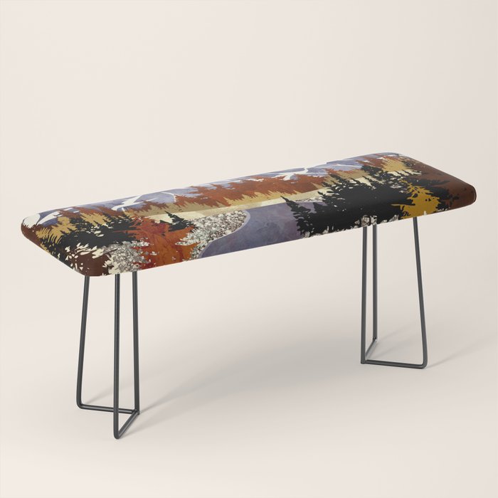 Autumn River Bench Gallery Image 1