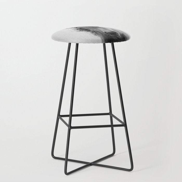Wild Horse - Black & White Stool Gallery Image 1