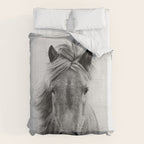 Wild Horse - Black & White Duvet Cover Gallery Image 6