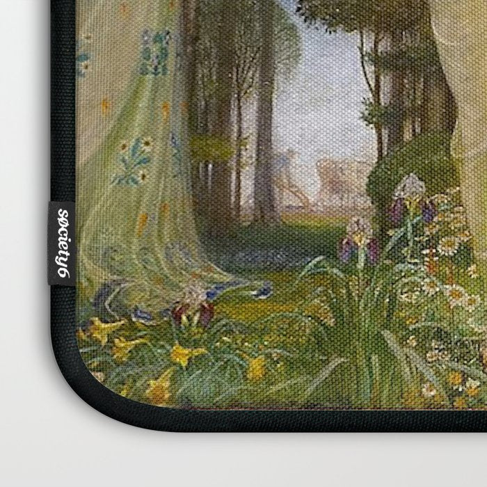 A Masque of Four Seasons by Walter Crane Laptop Sleeve Gallery Image 3