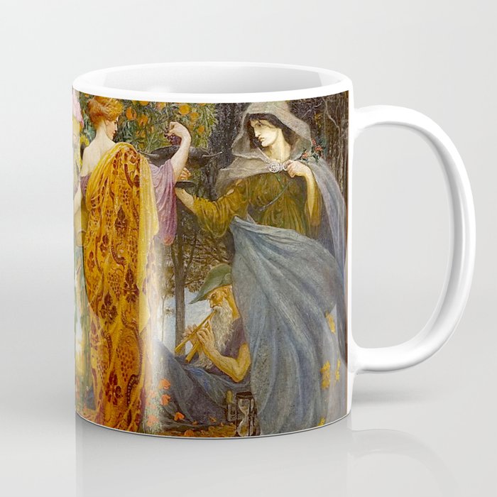 A Masque of Four Seasons by Walter Crane Coffee Mug Gallery Image 1