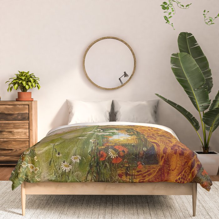 A Masque of Four Seasons by Walter Crane Comforter Gallery Image 3