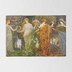 A Masque of Four Seasons by Walter Crane Rug Gallery Image 2