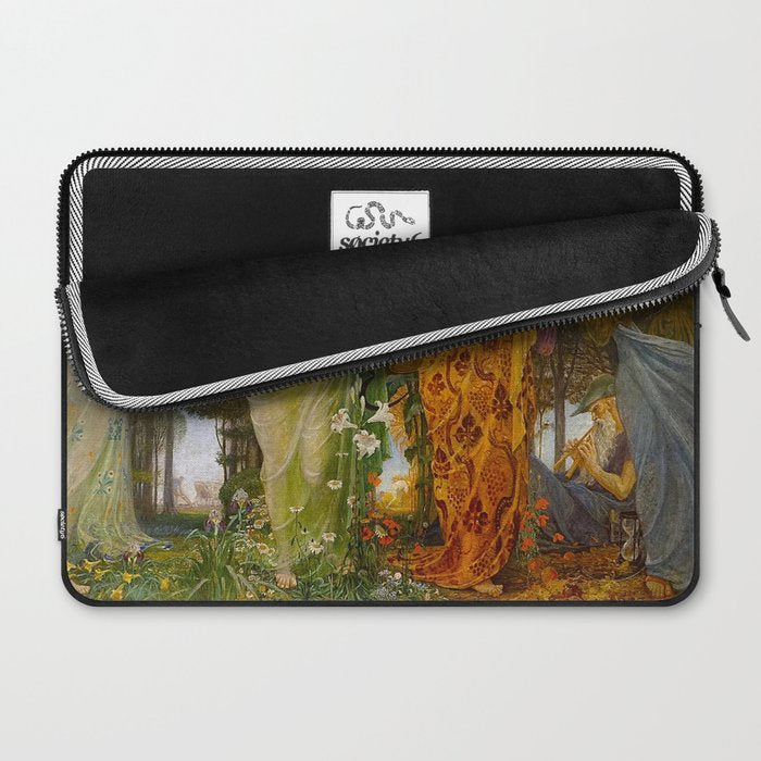 A Masque of Four Seasons by Walter Crane Laptop Sleeve Gallery Image 2