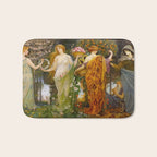 A Masque of Four Seasons by Walter Crane Bath Mat Gallery Image 1