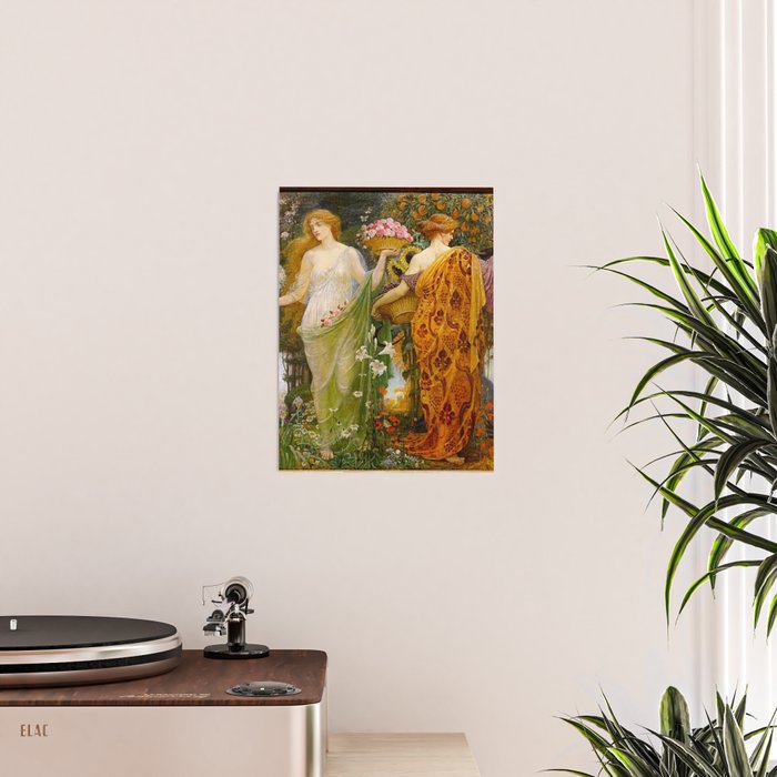 A Masque of Four Seasons by Walter Crane Poster Gallery Image 2