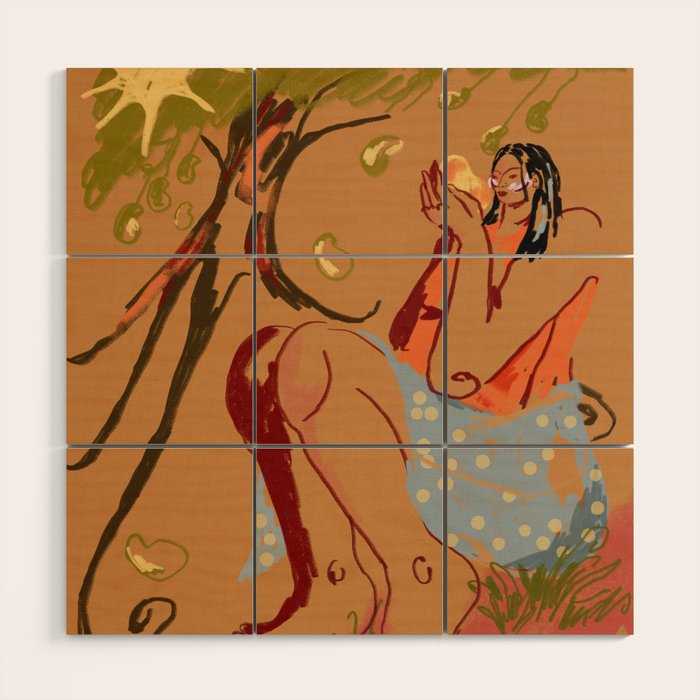 Under the Mango Tree Wood Wall Art Gallery Image 1