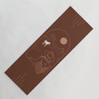 Lost Pony in Burnt Clay Yoga Mat Gallery Image 1