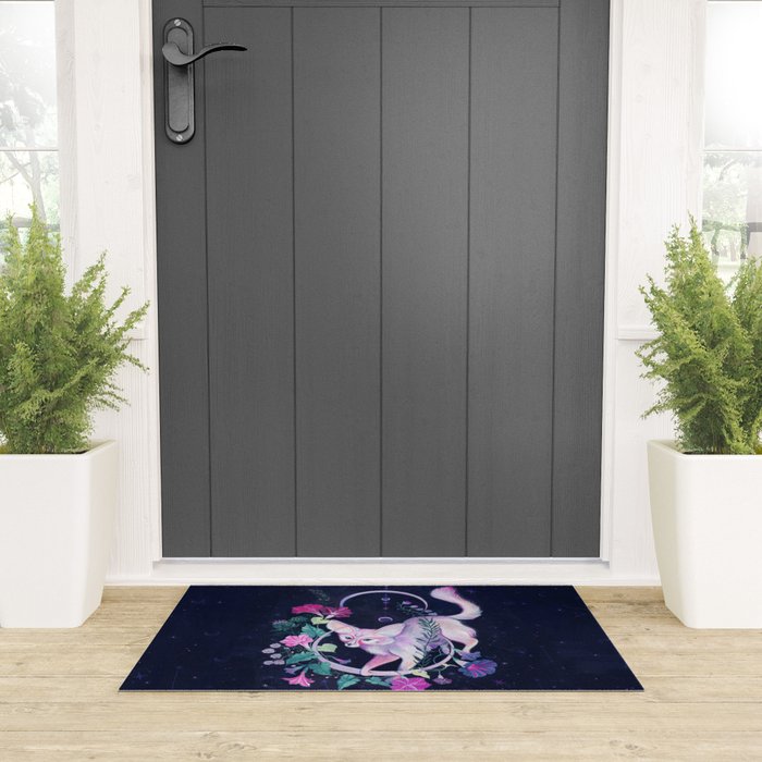 Cosmic Fox Welcome Mat Gallery Image 3