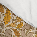 Oak & Squirrels | Autumn Yellows Palette Comforter Gallery Image 4