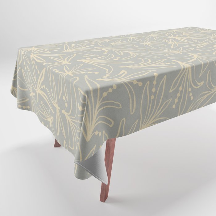 Lily Flower Pattern #3 Tablecloth Gallery Image 1