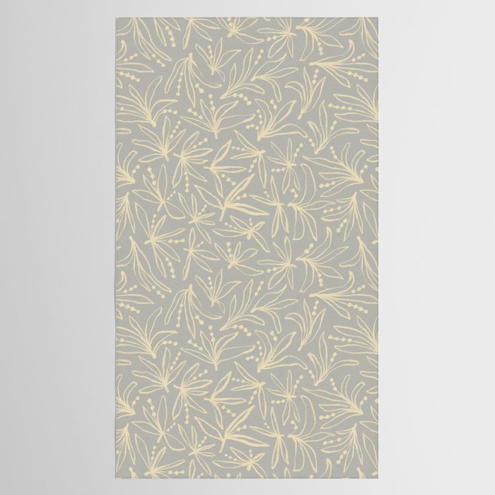 Lily Flower Pattern #3 Tablecloth Gallery Image 2