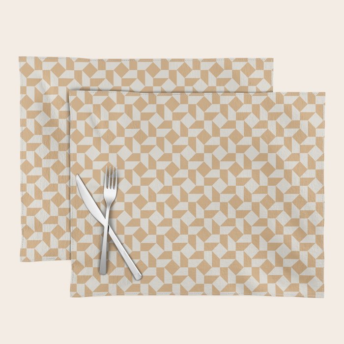 Tile Pattern 1 - Yellow Placemat Gallery Image 1