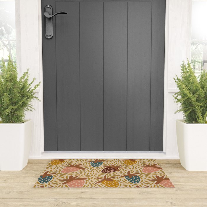 Strawberries Welcome Mat Gallery Image 3