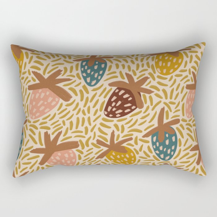 Strawberries Rectangular Pillow Gallery Image 2