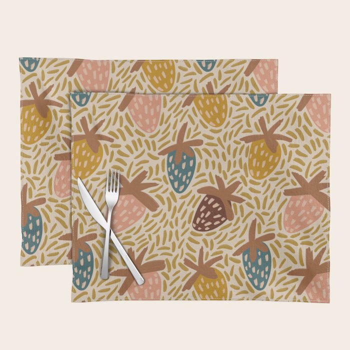 Strawberries Placemat Gallery Image 1