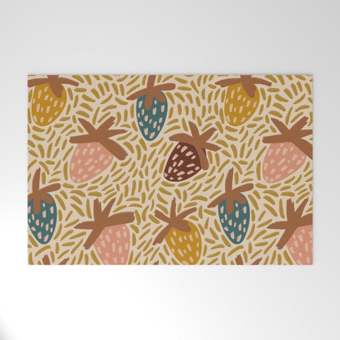 Strawberries Welcome Mat Gallery Image 1