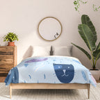 Little blue cats Comforter Gallery Image 3