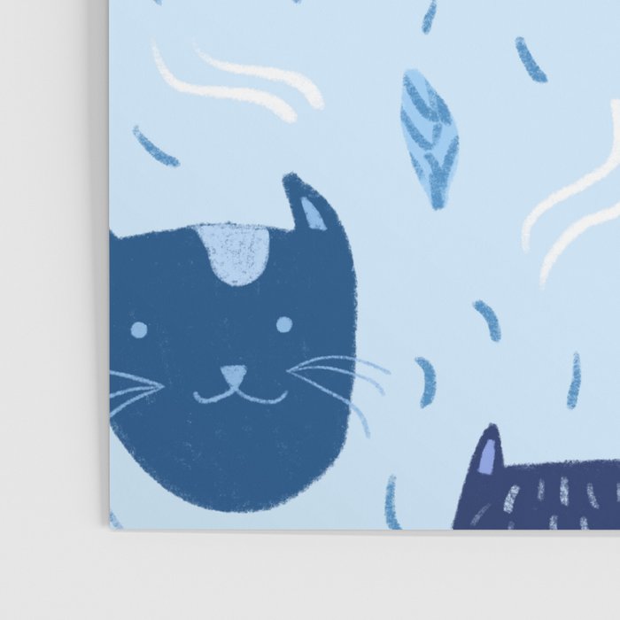 Little blue cats Poster Gallery Image 3