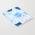 Little blue cats Notebook Gallery Image 2