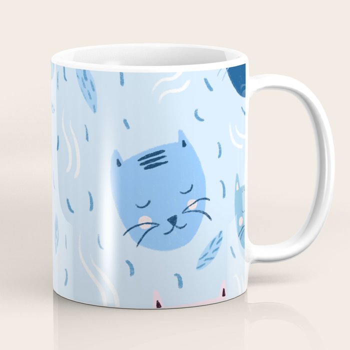 Little blue cats Coffee Mug Gallery Image 1
