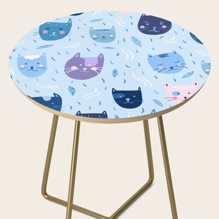 Little blue cats Side Table Gallery Image 2