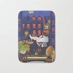 Rainy night Bath Mat Gallery Image 1
