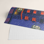 Rainy night Wrapping Paper Gallery Image 2