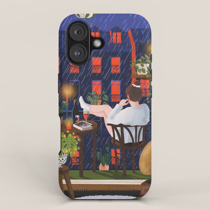Rainy night iPhone Case Gallery Image 1