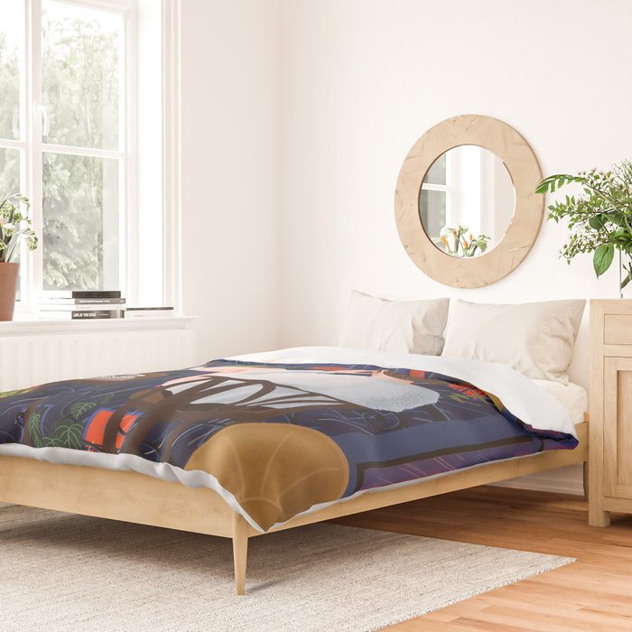 Rainy night Duvet Cover Gallery Image 2