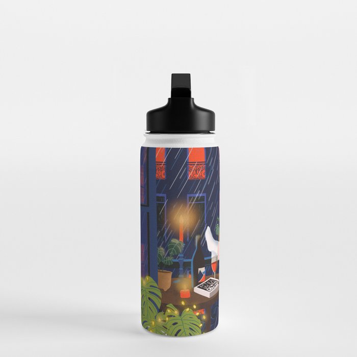 Rainy night Water Bottle Gallery Image 3