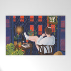 Rainy night Welcome Mat Gallery Image 1