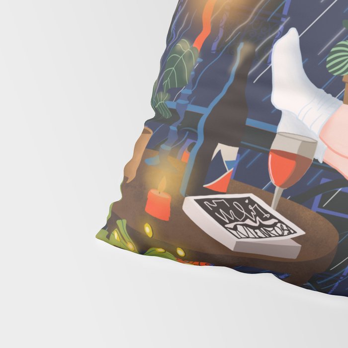 Rainy night Pillow Sham Gallery Image 4
