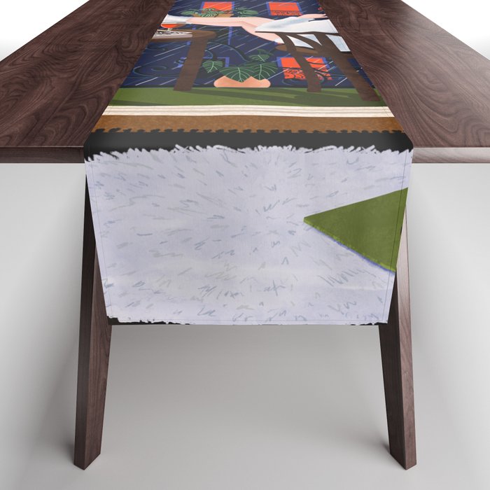 Rainy night Table Runner Gallery Image 1