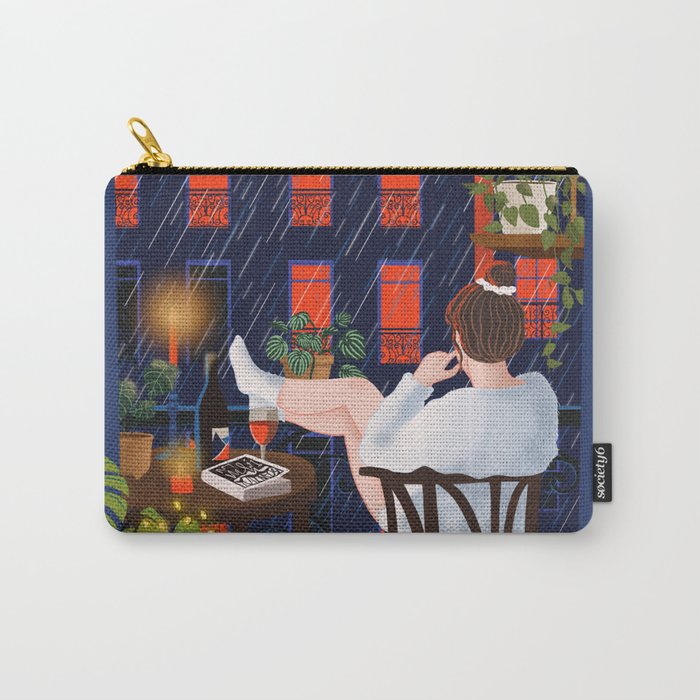 Rainy night Carry All Pouch Gallery Image 1
