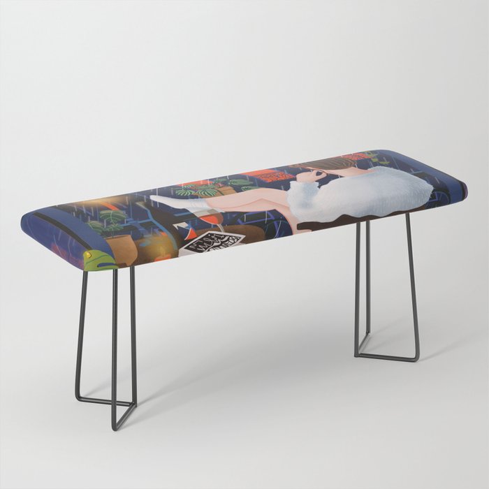 Rainy night Bench Gallery Image 1