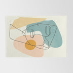 Abstract Face 25 Rug Gallery Image 2