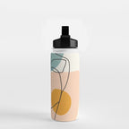 Abstract Face 25 Water Bottle Gallery Image 2