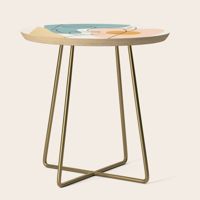 Abstract Face 25 Side Table Gallery Image 1