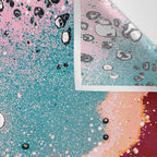 Logic Drowned In a Sea Of Emotion #digitalart #graphicdesign Wall Tapestry Gallery Image 3