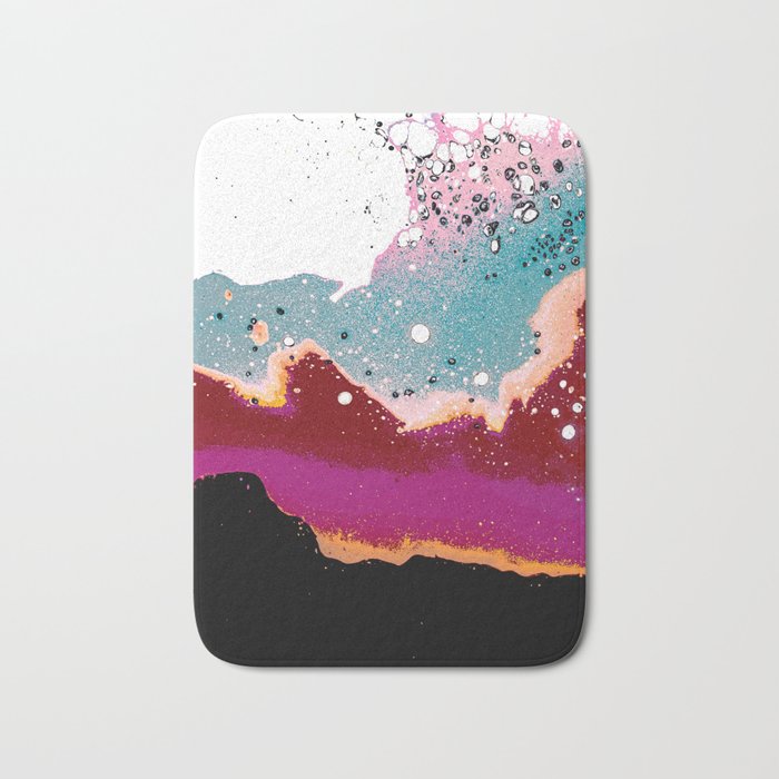 Logic Drowned In a Sea Of Emotion #digitalart #graphicdesign Bath Mat Gallery Image 1