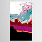 Logic Drowned In a Sea Of Emotion #digitalart #graphicdesign Tablecloth Gallery Image 2